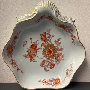 Mottahedeh Vista Alegre Iris Shell Shaped Dish